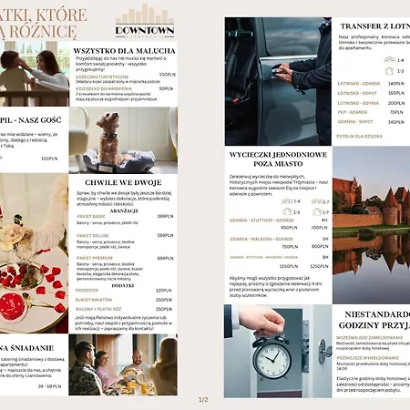 Nowa Motlawa Spa, Pool, Gym By Downtown 公寓式酒店 3*