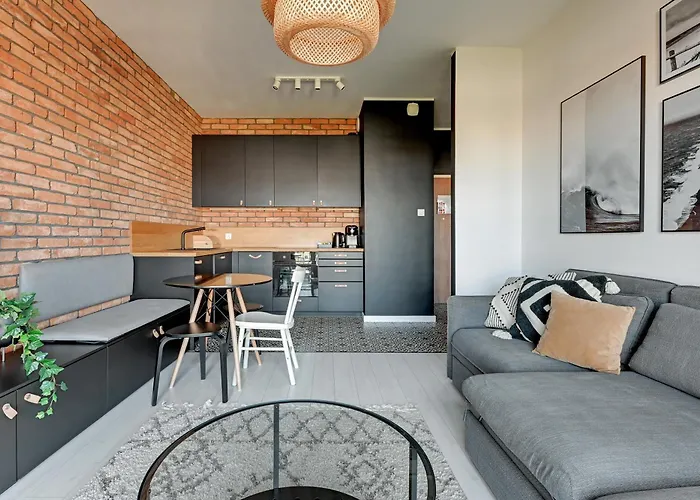 Nowa Motlawa Spa, Pool, Gym By Downtown 公寓式酒店 格但斯克